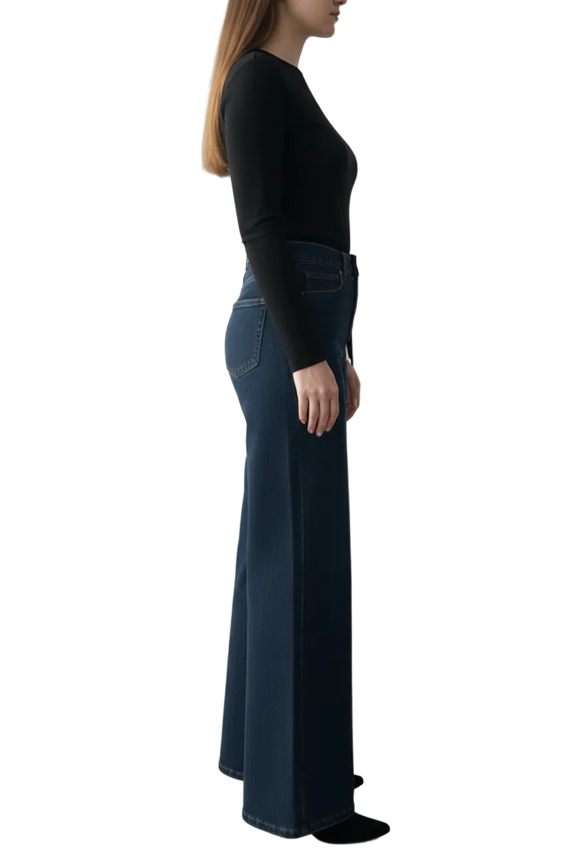 Wide-leg Denim