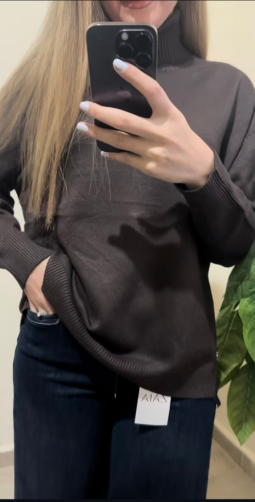 Black leather jacket